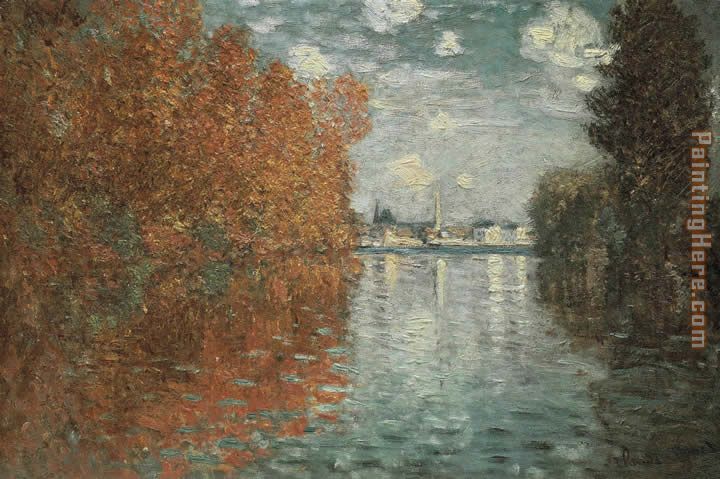 Autumn Effect At Argenteuil painting - Claude Monet Autumn Effect At Argenteuil art painting